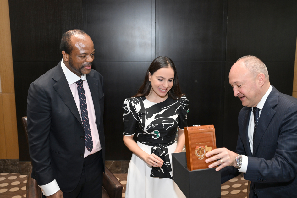 Leyla Aliyeva meets with King Mswati III of Eswatini (PHOTO)