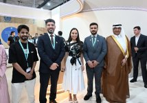 Heydar Aliyev Foundation VP Leyla Aliyeva and Head of Baku Media Center Arzu Aliyeva visit Urban Expo exhibition (PHOTO)