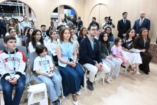 Heydar Aliyev Foundation VP Leyla Aliyeva and Head of Baku Media Center Arzu Aliyeva visit Urban Expo exhibition (PHOTO)