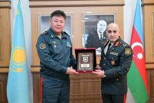 Azerbaijan and Kazakhstan discuss military education cooperation (PHOTO)