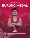 Azerbaijani wrestlers win 6 medals at European Championship (PHOTO)