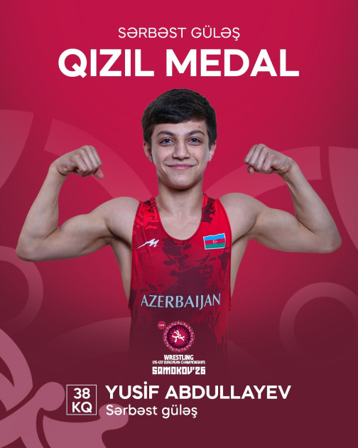 Azerbaijani wrestlers win 6 medals at European Championship (PHOTO)