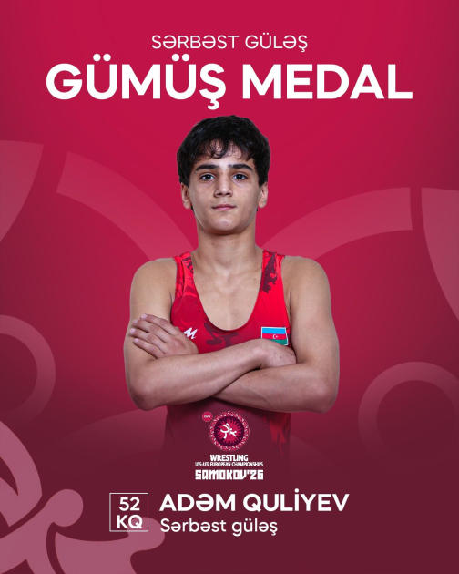 Azerbaijani wrestlers win 6 medals at European Championship (PHOTO)
