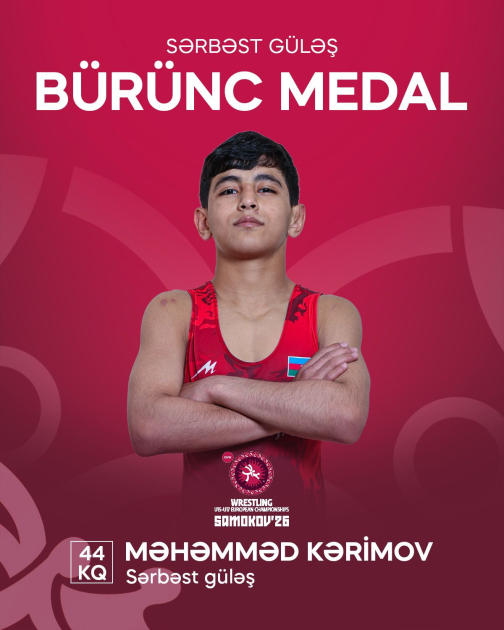 Azerbaijani wrestlers win 6 medals at European Championship (PHOTO)