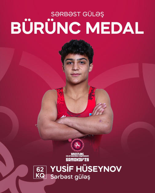 Azerbaijani wrestlers win 6 medals at European Championship (PHOTO)