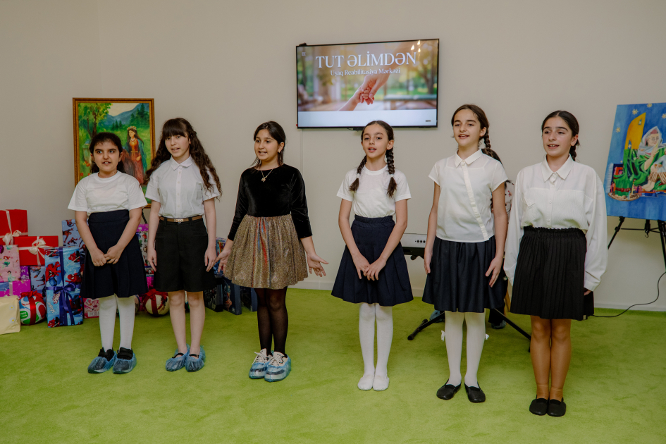 Leyla Aliyeva and Alena Aliyeva visit Social Rehabilitation Center (PHOTO)