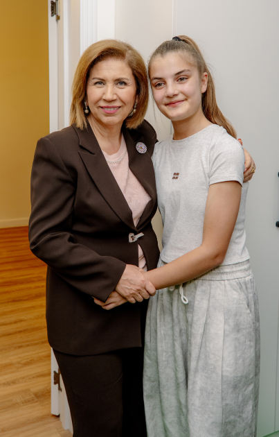 Leyla Aliyeva and Alena Aliyeva visit Social Rehabilitation Center (PHOTO)