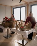 Leyla Aliyeva meets women preserving traditional mat-weaving craft in Masalli (PHOTO)