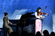 Leyla Aliyeva and Alena Aliyeva attend concert marking Independence Day at SANAT Children's Music and Art Center (PHOTO)