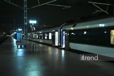 Baku–Tbilisi–Baku train departs on its first trip (PHOTO)