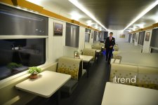 Baku–Tbilisi–Baku train departs on its first trip (PHOTO)