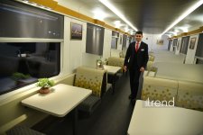 Baku–Tbilisi–Baku train departs on its first trip (PHOTO)