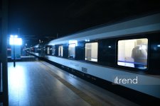 Baku–Tbilisi–Baku train departs on its first trip (PHOTO)