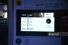 Baku–Tbilisi–Baku train departs on its first trip (PHOTO)