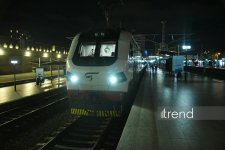 Baku–Tbilisi–Baku train departs on its first trip (PHOTO)