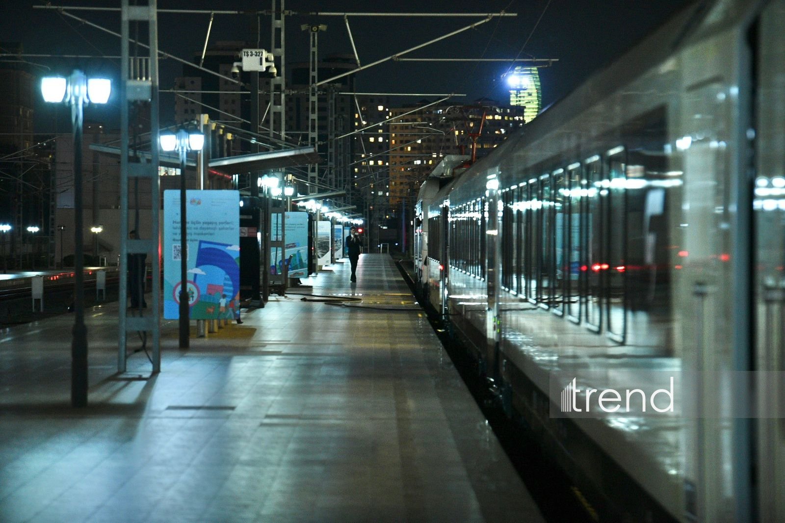 Baku–Tbilisi–Baku train departs on its first trip (PHOTO)