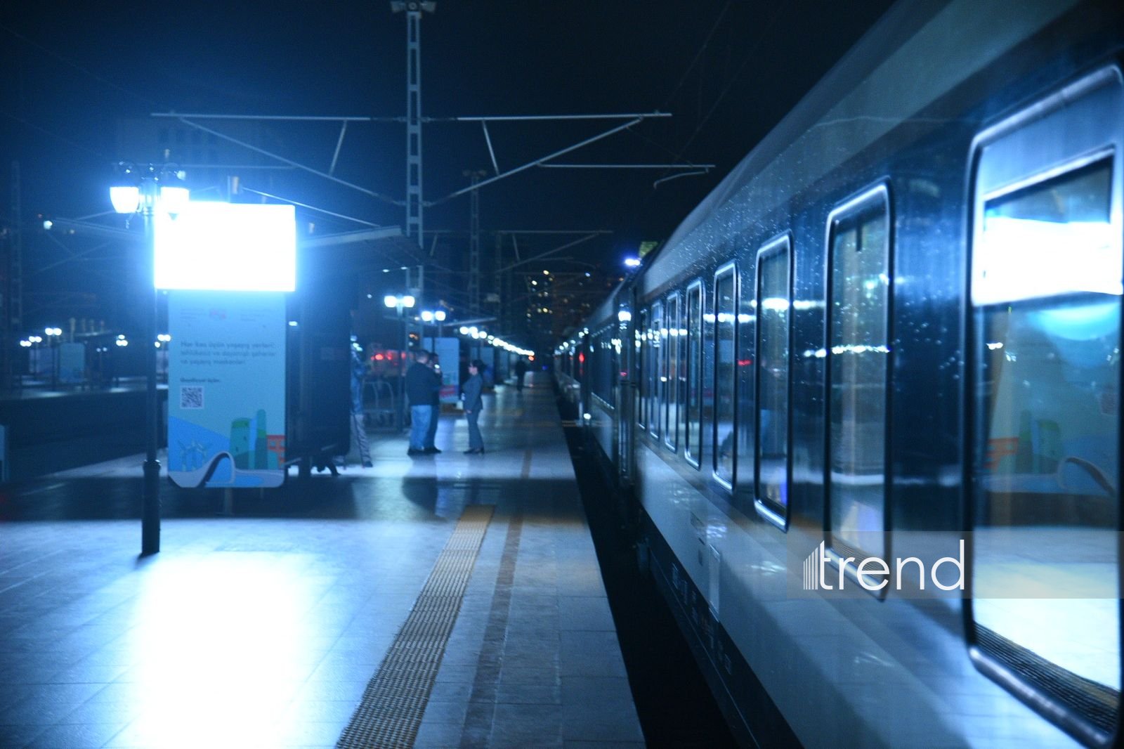 Baku–Tbilisi–Baku train departs on its first trip (PHOTO)