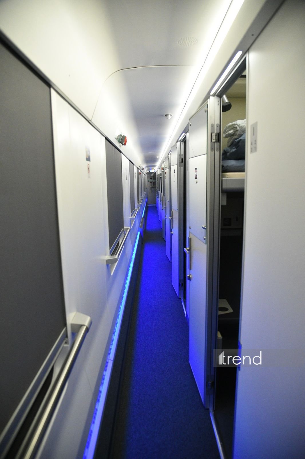 Baku–Tbilisi–Baku train departs on its first trip (PHOTO)