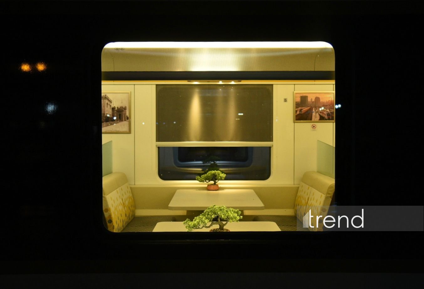 Baku–Tbilisi–Baku train departs on its first trip (PHOTO)