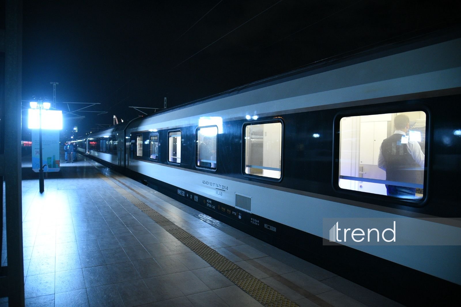 Baku–Tbilisi–Baku train departs on its first trip (PHOTO)