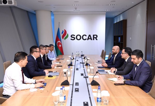 SOCAR and Chinese company discuss prospects of co-op on Absheron field (PHOTO)