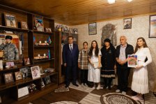 Leyla Aliyeva and Arzu Aliyeva visit family of Patriotic War martyr in Lankaran (PHOTO)