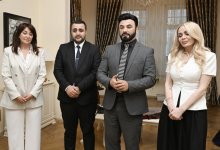 Alena Aliyeva takes part in charity master class for children at Maksud Ibragimbekov Creativity Center (PHOTO)