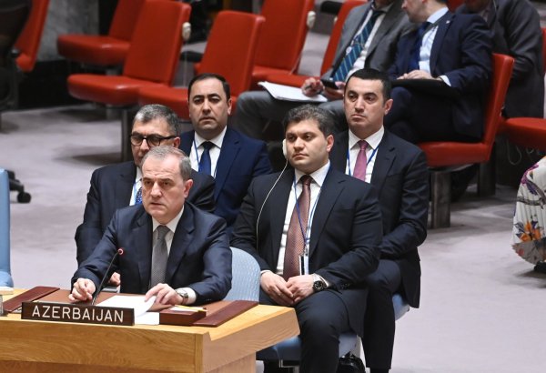 Azerbaijani FM addresses UN Security Council Open Debate (PHOTO)