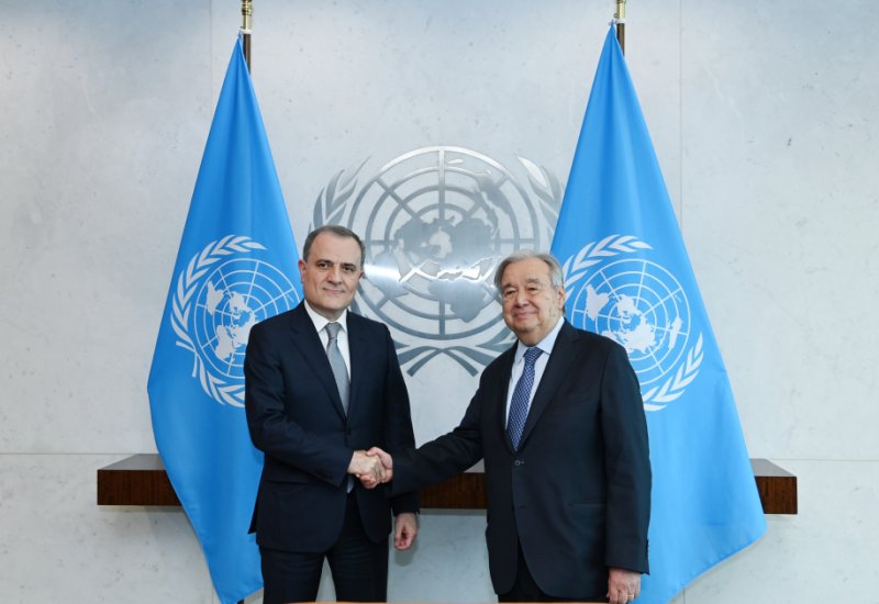 Azerbaijani FM briefs UN Secretary-General on peace process between Azerbaijan and Armenia