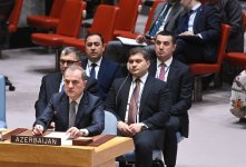 Azerbaijani FM addresses UN Security Council Open Debate (PHOTO)