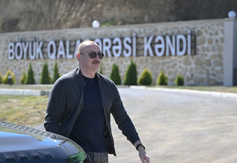 Footage of President Ilham Aliyev's visit to Shusha district posted on his social media (VIDEO)