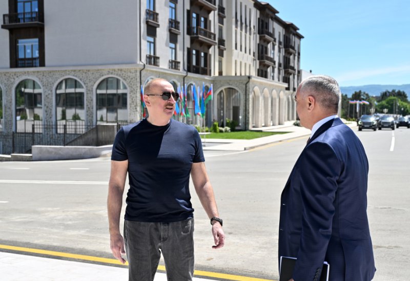 President Ilham Aliyev attends opening of Cultural Center following major overhaul in Khankendi (PHOTO)