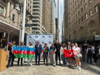 Azerbaijan Independence Day celebrated at flag-raising ceremony in New York (PHOTO)
