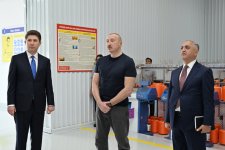 President Ilham Aliyev attends inauguration of work gloves manufacturing enterprise in Khankendi (PHOTO)