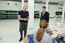 President Ilham Aliyev attends inauguration of work gloves manufacturing enterprise in Khankendi (PHOTO)