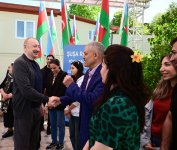 President Ilham Aliyev inspects progress of developments in Boyuk Galaderesi village of Shusha and meets with residents (PHOTO/VIDEO)