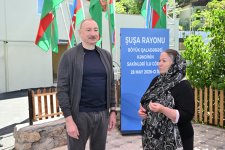 President Ilham Aliyev inspects progress of developments in Boyuk Galaderesi village of Shusha and meets with residents (PHOTO/VIDEO)