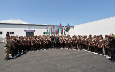 President Ilham Aliyev attends inauguration of "Garabagh Textile House" LLC in Khojaly (PHOTO)