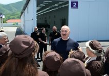 President Ilham Aliyev attends inauguration of "Garabagh Textile House" LLC in Khojaly (PHOTO)