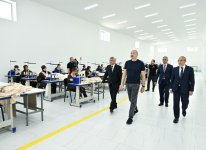 President Ilham Aliyev attends inauguration of "Garabagh Textile House" LLC in Khojaly (PHOTO)