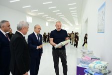 President Ilham Aliyev attends inauguration of "Garabagh Textile House" LLC in Khojaly (PHOTO)