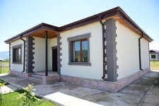 President Ilham Aliyev inspects private houses designated for servicemen in Khojaly (PHOTO)