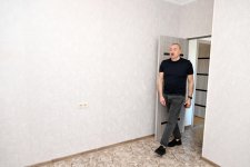 President Ilham Aliyev inspects private houses designated for servicemen in Khojaly (PHOTO)