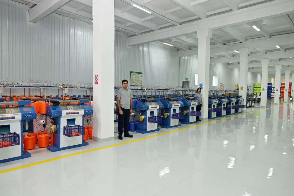 President Ilham Aliyev attends inauguration of work gloves manufacturing enterprise in Khankendi (PHOTO)