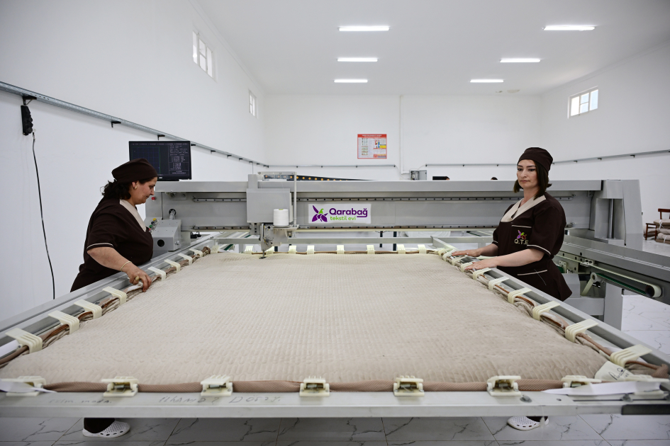 President Ilham Aliyev attends inauguration of "Garabagh Textile House" LLC in Khojaly (PHOTO)
