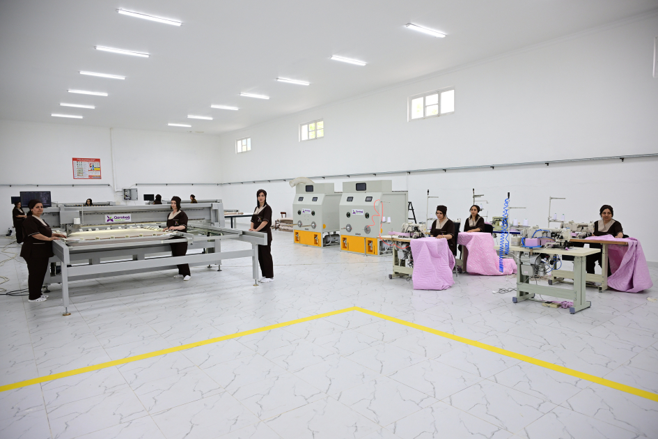 President Ilham Aliyev attends inauguration of "Garabagh Textile House" LLC in Khojaly (PHOTO)