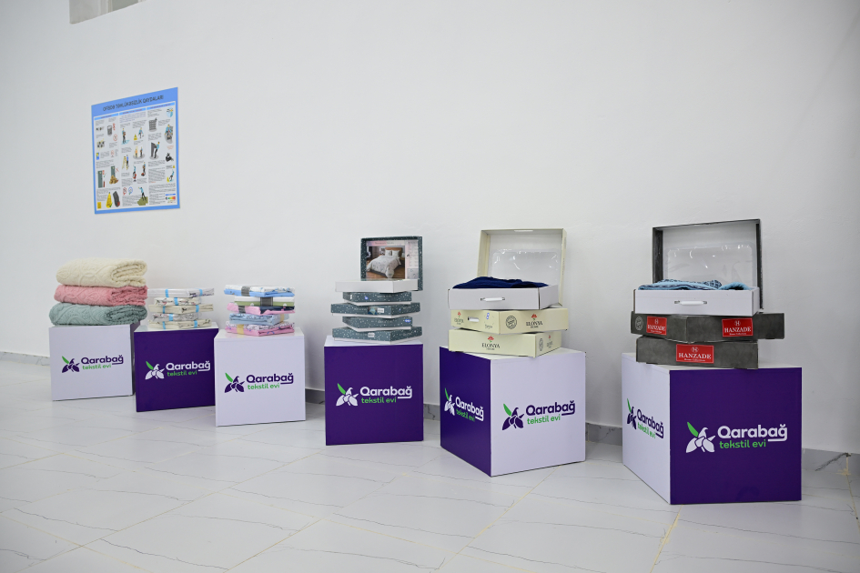President Ilham Aliyev attends inauguration of "Garabagh Textile House" LLC in Khojaly (PHOTO)