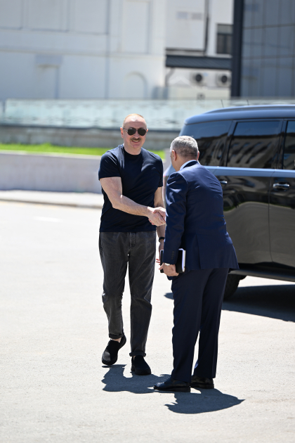 President Ilham Aliyev attends opening of Cultural Center following major overhaul in Khankendi (PHOTO)