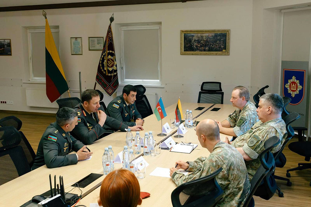 Azerbaijani Defense Ministry's Military Police delegation visits Lithuania (PHOTO)