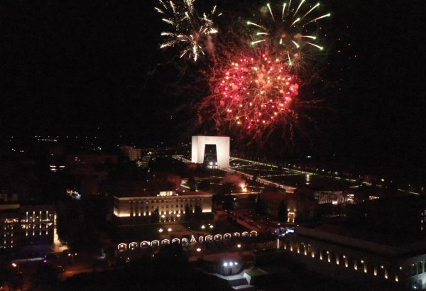 Festival in Khankendi concludes with fireworks (PHOTO)